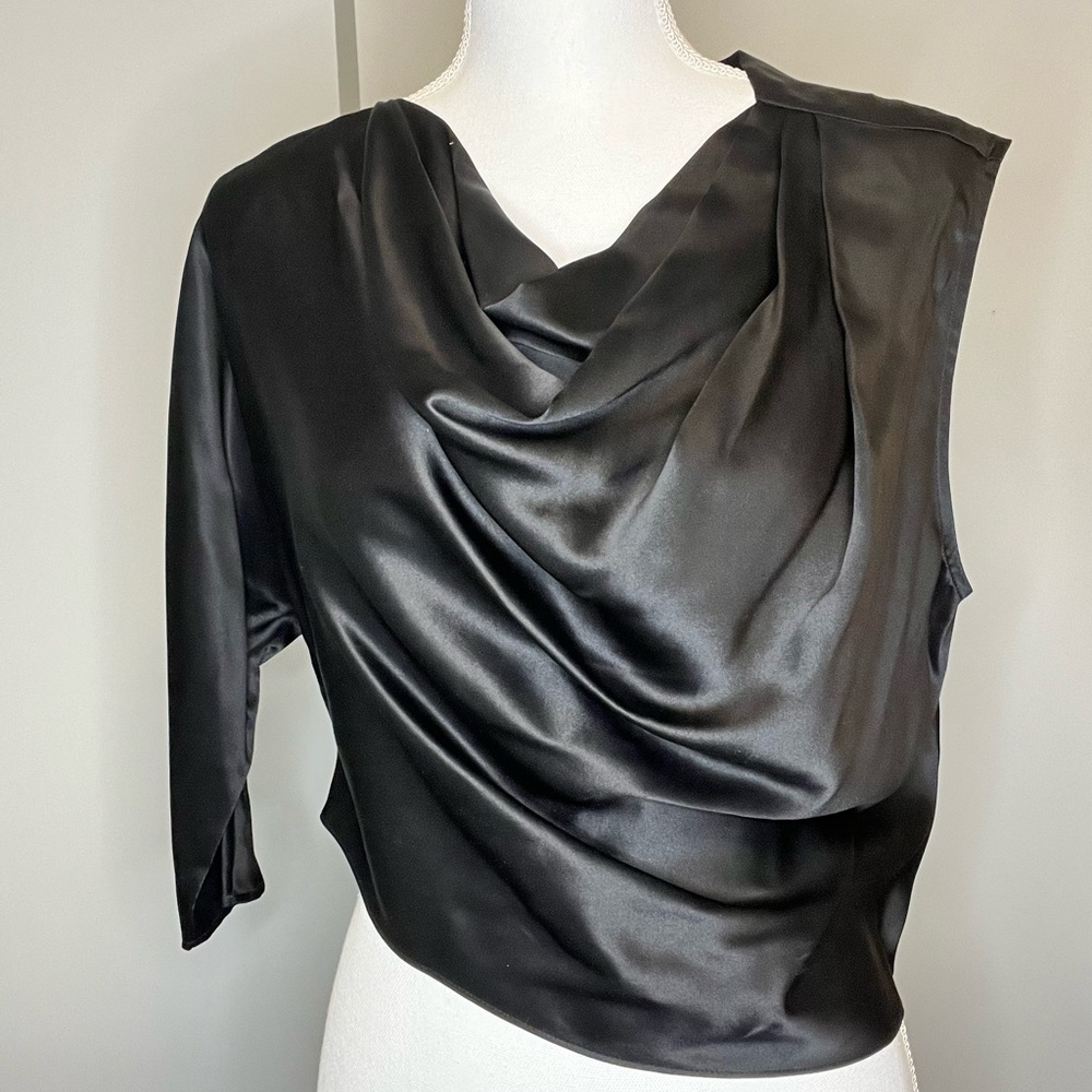Michelle Mason one sleeve blouse